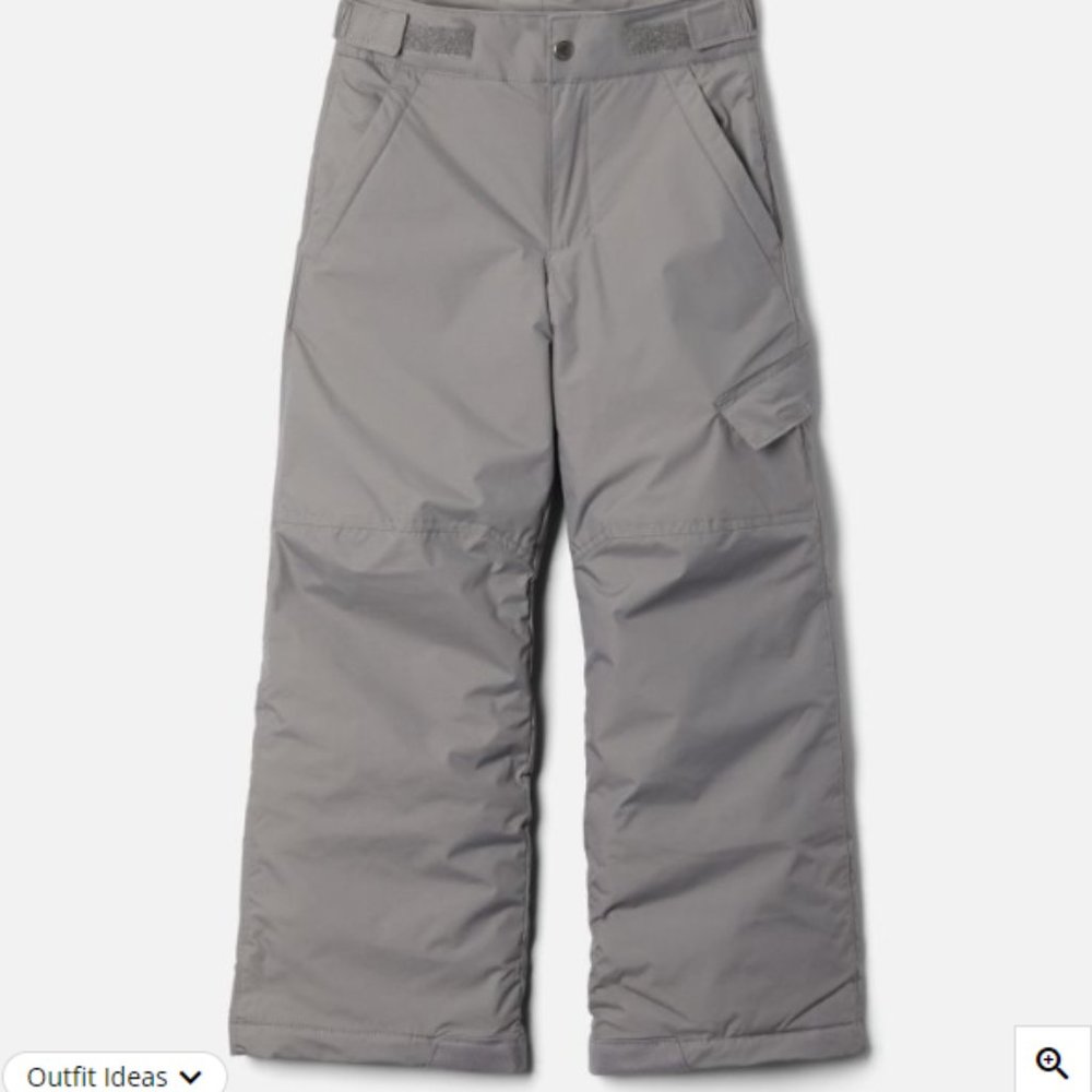 Columbia ice slope pant II Youth M gray black